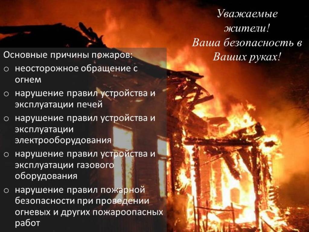 Статистика пожаров на территории Северо-Байкальского района.