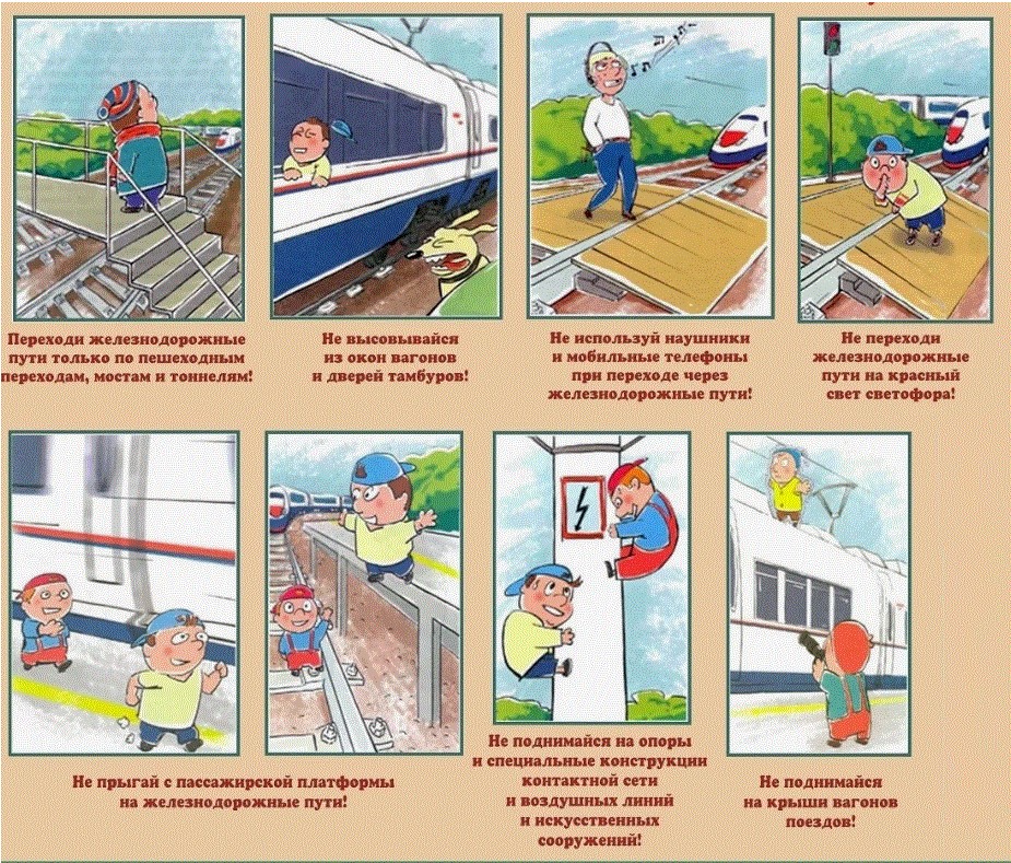 Профилактические меры, направленных на предотвращение случаев непроизводственного травматизма граждан на железнодорожном транспорте.